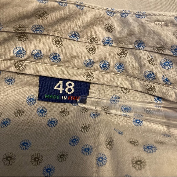 Alessandro Gilles Mens Flat Front Casual Chino Pants Size 32 - Picture 8 of 8